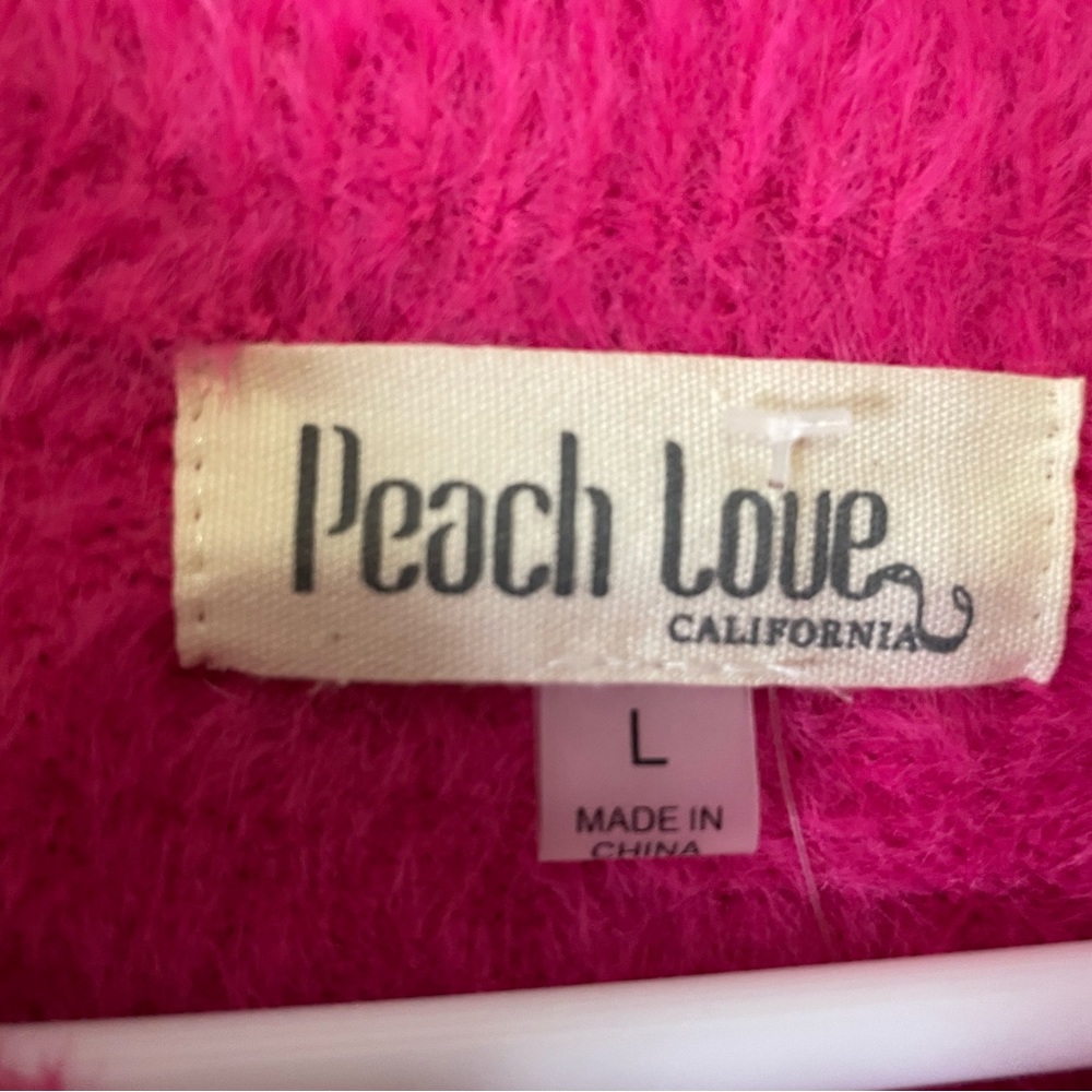Women’s Hot Pink 'It's My Birthday' Plush Sweater - Picture 2 of 3